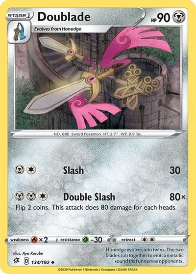 Doublade SWSH02: Rebel Clash Pokemon card