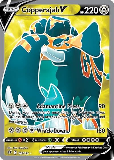 Copperajah V (Full Art) SWSH02: Rebel Clash Pokemon card