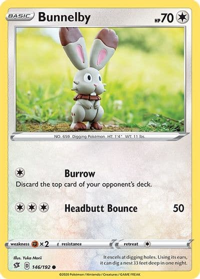 Bunnelby SWSH02: Rebel Clash Pokemon card