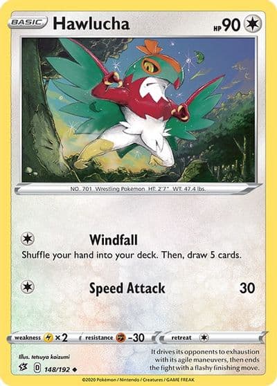Hawlucha SWSH02: Rebel Clash Pokemon card