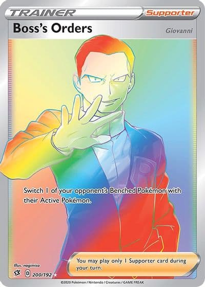 Boss's Orders (Secret) SWSH02: Rebel Clash Pokemon card