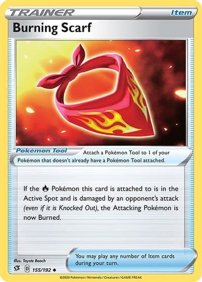 Burning Scarf SWSH02: Rebel Clash Pokemon card