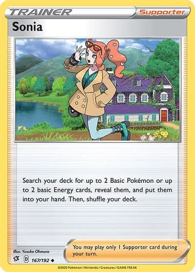 Sonia SWSH02: Rebel Clash Pokemon card