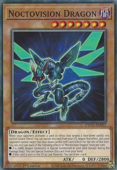 Noctovision Dragon Eternity Code Yu-Gi-Oh! card