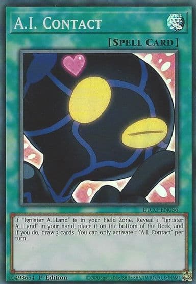 AI Contact Eternity Code Yu-Gi-Oh! card