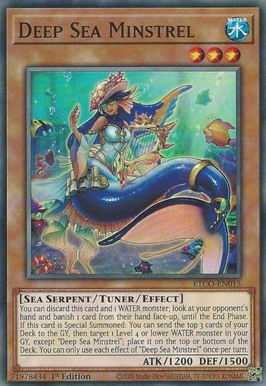 Deep Sea Minstrel Eternity Code Yu-Gi-Oh! card