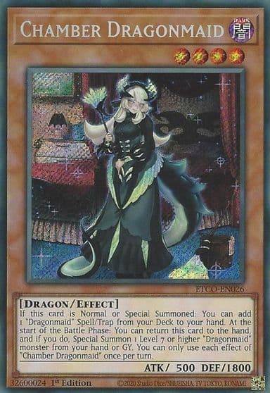 Chamber Dragonmaid Eternity Code Yu-Gi-Oh! card