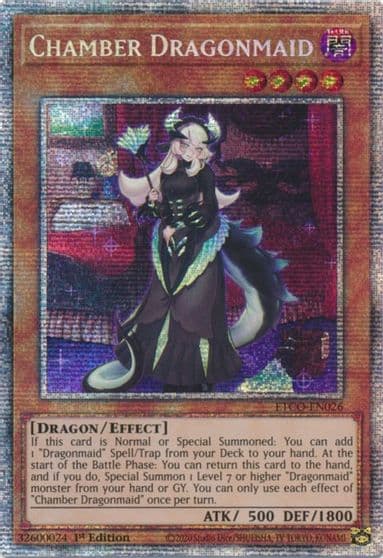 Chamber Dragonmaid Starlight Rare Eternity Code Yu-Gi-Oh! card