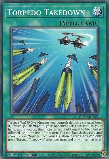 Torpedo Takedown Eternity Code Yu-Gi-Oh! card