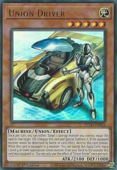 Union Driver Eternity Code Yu-Gi-Oh! card