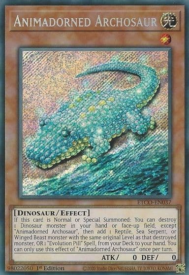 Animadorned Archosaur Eternity Code Yu-Gi-Oh! card