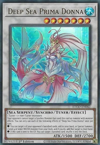 Deep Sea Prima Donna Eternity Code Yu-Gi-Oh! card
