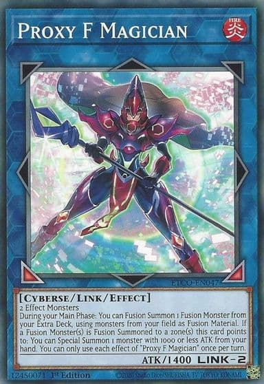Proxy F Magician Eternity Code Yu-Gi-Oh! card