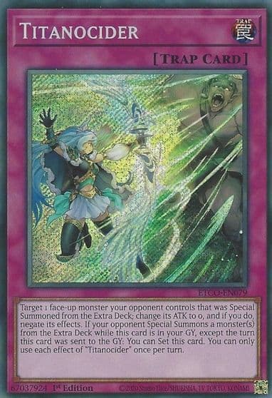 Titanocider Eternity Code Yu-Gi-Oh! card