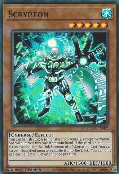 Scrypton Eternity Code Yu-Gi-Oh! card