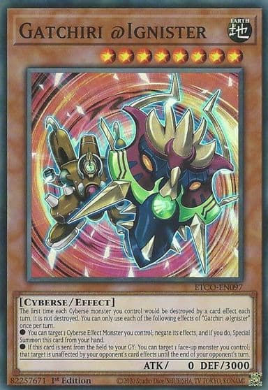 Gatchiri Ignister Eternity Code Yu-Gi-Oh! card