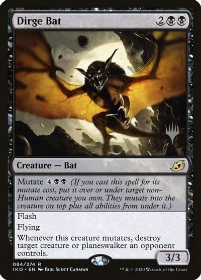 Dirge Bat Promo Pack: Ikoria Magic card