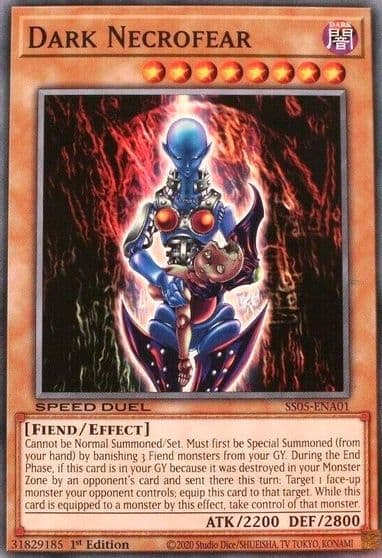 Dark Necrofear Speed Duel Decks: Twisted Nightmares Yu-Gi-Oh! card