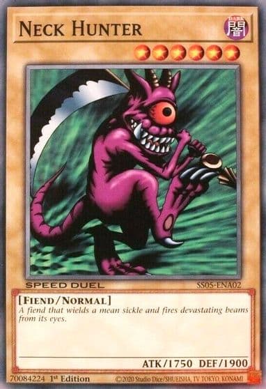 Neck Hunter Speed Duel Decks: Twisted Nightmares Yu-Gi-Oh! card