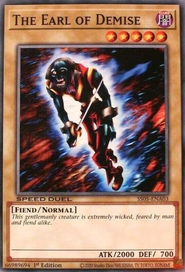 The Earl of Demise Speed Duel Decks: Twisted Nightmares Yu-Gi-Oh! card