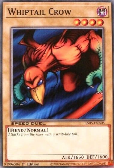 Whiptail Crow Speed Duel Decks: Twisted Nightmares Yu-Gi-Oh! card