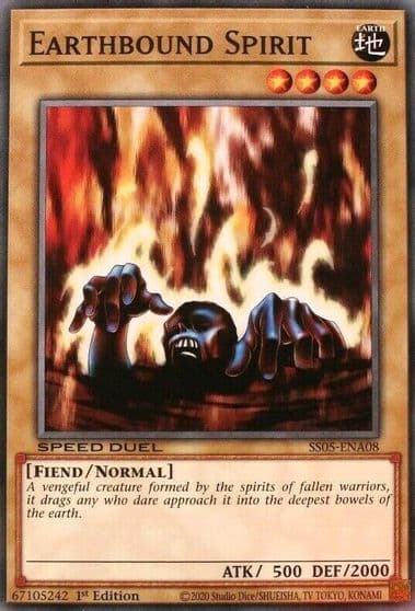 Earthbound Spirit Speed Duel Decks: Twisted Nightmares Yu-Gi-Oh! card