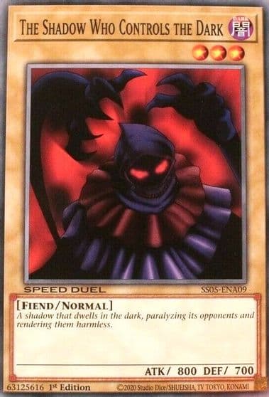 The Shadow Who Controls the Dark Speed Duel Decks: Twisted Nightmares Yu-Gi-Oh! card