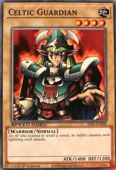 Celtic Guardian Speed Duel Decks: Match of the Millennium Yu-Gi-Oh! card