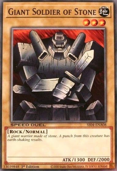 Giant Soldier of Stone Speed Duel Decks: Match of the Millennium Yu-Gi-Oh! card