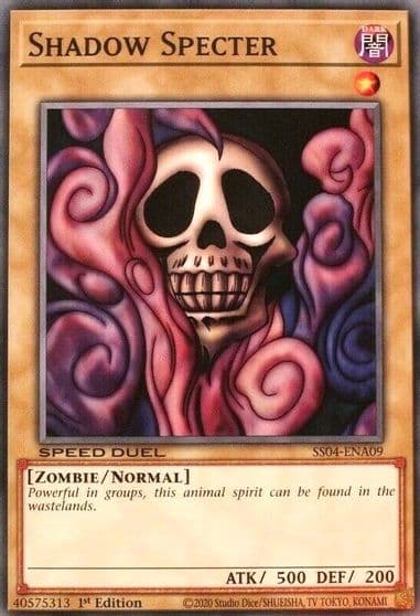 Shadow Specter Speed Duel Decks: Match of the Millennium Yu-Gi-Oh! card