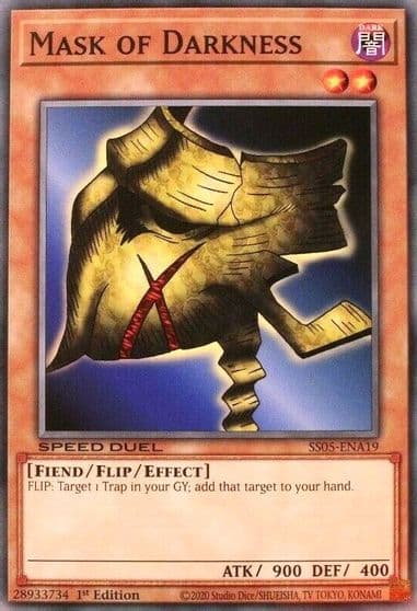 Mask of Darkness Speed Duel Decks: Twisted Nightmares Yu-Gi-Oh! card