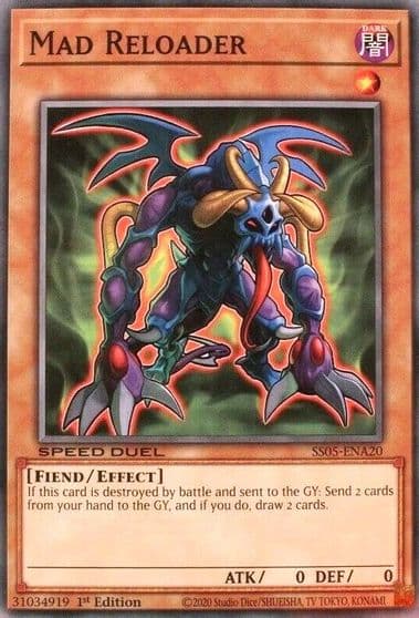 Mad Reloader Speed Duel Decks: Twisted Nightmares Yu-Gi-Oh! card
