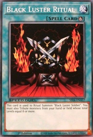 Black Luster Ritual Speed Duel Decks: Match of the Millennium Yu-Gi-Oh! card