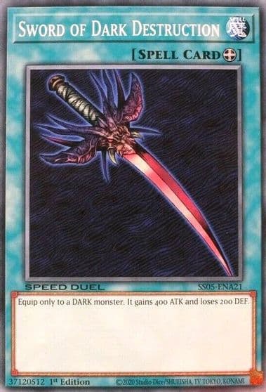 Sword of Dark Destruction Speed Duel Decks: Twisted Nightmares Yu-Gi-Oh! card