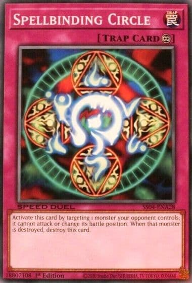 Spellbinding Circle Speed Duel Decks: Match of the Millennium Yu-Gi-Oh! card