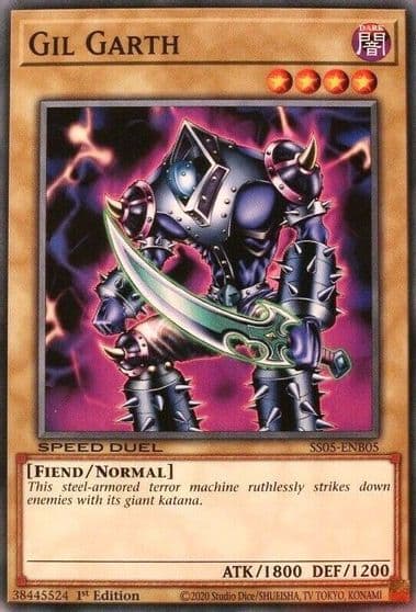 Gil Garth Speed Duel Decks: Twisted Nightmares Yu-Gi-Oh! card