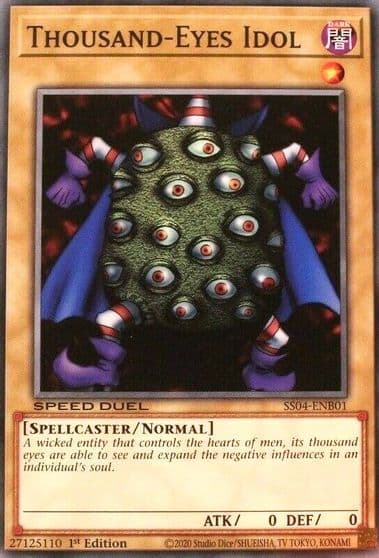 Thousand Eyes Idol Speed Duel Decks: Match of the Millennium Yu-Gi-Oh! card