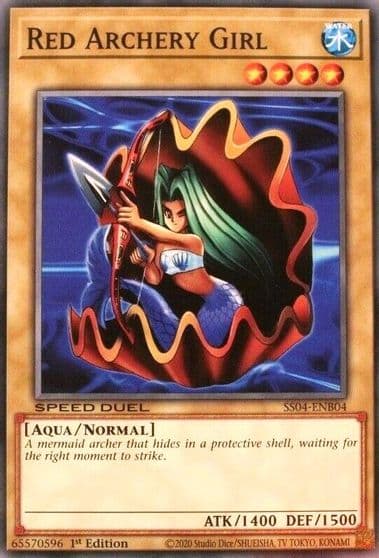 Red Archery Girl Speed Duel Decks: Match of the Millennium Yu-Gi-Oh! card