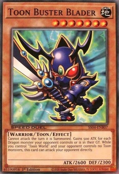 Toon Buster Blader Speed Duel Decks: Match of the Millennium Yu-Gi-Oh! card