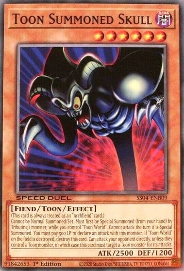 Toon Summoned Skull Speed Duel Decks: Match of the Millennium Yu-Gi-Oh! card