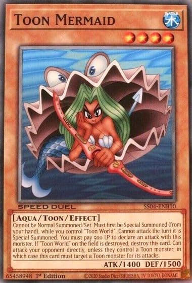Toon Mermaid Speed Duel Decks: Match of the Millennium Yu-Gi-Oh! card