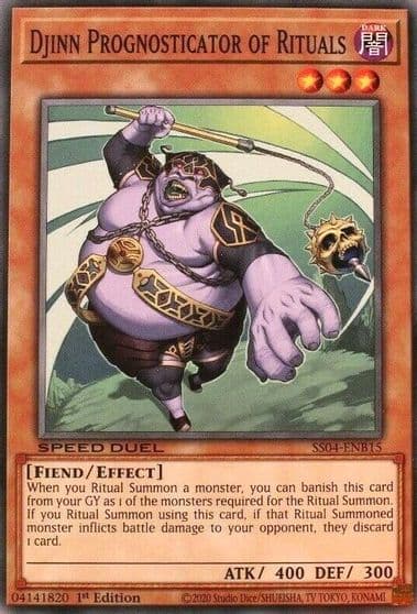 Djinn Prognosticator of Rituals Speed Duel Decks: Match of the Millennium Yu-Gi-Oh! card