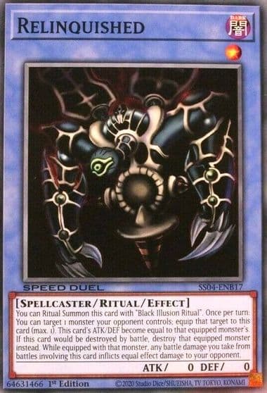 Relinquished Speed Duel Decks: Match of the Millennium Yu-Gi-Oh! card