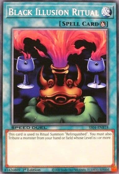 Black Illusion Ritual Speed Duel Decks: Match of the Millennium Yu-Gi-Oh! card