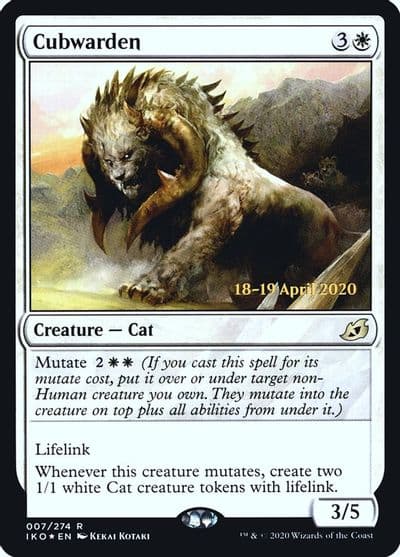 Cubwarden Prerelease Cards Magic card