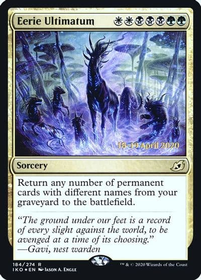 Eerie Ultimatum Prerelease Cards Magic card