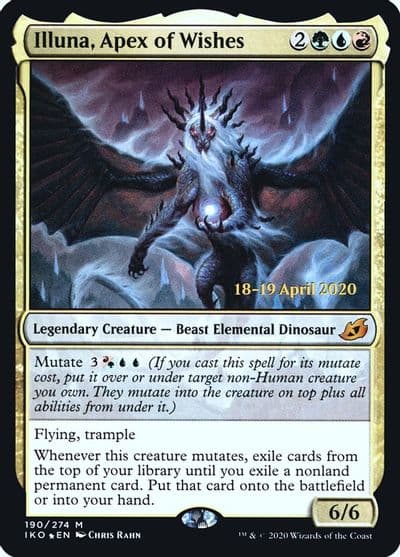 Illuna Apex of Wishes Prerelease Cards Magic card