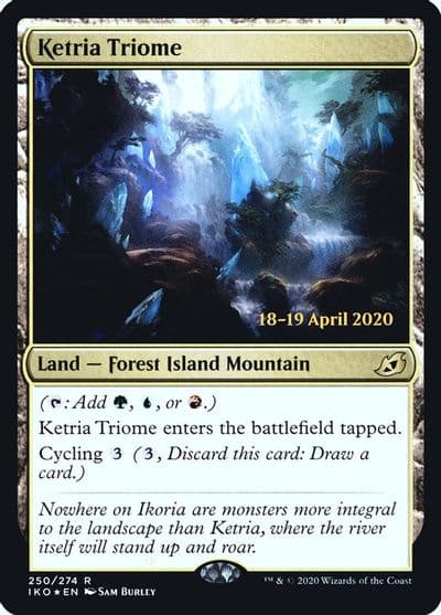 Ketria Triome Prerelease Cards Magic card