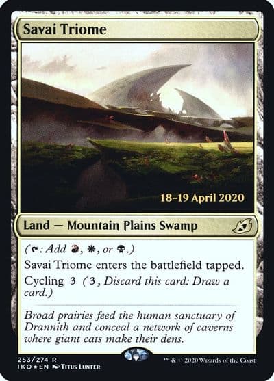 Savai Triome Prerelease Cards Magic card