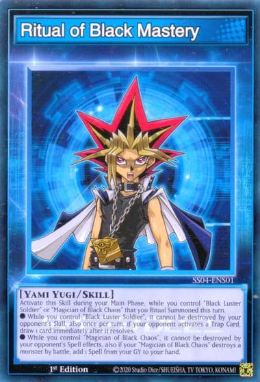 Ritual of Black Mastery Speed Duel Decks: Match of the Millennium Yu-Gi-Oh! card